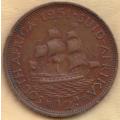 1951       1/2 D   Coin    SOUTH AFRICA                    SUN7423