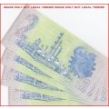 WOW    ***GPC DE KOCK   R2  NOTES IN SEQUENCE   AUNC  ***        SET032*