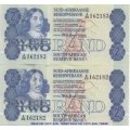WOW    ***  TW DE JONGH   R2  NOTES  IN SEQUENCE   (2 NOTES)  ***        SET015