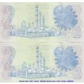 WOW    ***  TW DE JONGH   R2  NOTES  IN SEQUENCE   (2 NOTES)  ***        SET015