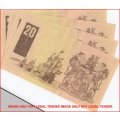 ***  CL STALS  4 X  R20  NOTES  IN SEQUENCE  ***        SET089