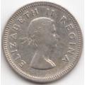 1959   THREEPENCE   SILVER                SUN9878