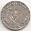 1956   THREEPENCE   COIN       Silver        SUN10258