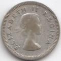 1958  Threepence Coin   SILVER                SUN10302