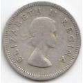 1955  Threepence Coin   SILVER                SUN10306