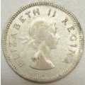 1955  Threepence Coin   SILVER                SUN10546
