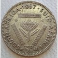 1957  Threepence Coin   SILVER                SUN10586