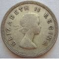 1957  Threepence Coin   SILVER                SUN10586