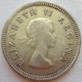 1955  Threepence Coin   SILVER                SUN10639