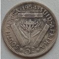 1954 THREEPENCE COIN   SILVER         SUN10718