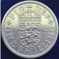 1962  -   1 Shilling - Elizabeth II   United Kingdom         SUN10939