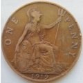 1919 -   ONE PENNY COIN   United Kingdom         SUN11145