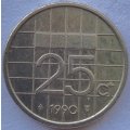 1990  25 Cents      Netherlands          SUN11291