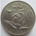 1966   50c   Coin   (Afrikaans)    RSA           SUN11654