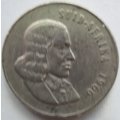 1966   50c   Coin   (Afrikaans)    RSA           SUN11654