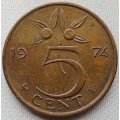 1974  5 Cent      Netherlands          SUN12047*