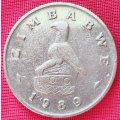 1989  20 Cents     Zimbabwe          SUN12274*