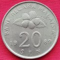 1989  20 Sen COIN      Malaysia         SUN12319*