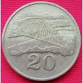 1980  20 Cents     Zimbabwe          SUN12336*