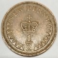 1971  -  1/2 New Penny Coin      United Kingdom         SUN12409*