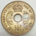 1936  TEN CENTS COIN    East Africa          SUN12491*