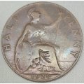 1920  -  Half Penny Coin      United Kingdom         SUN12500*