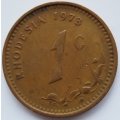 1973   1 Cent COIN       RHODESIA                      SUN12595*