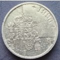 1996  1 Pesetas Coin      Spain          SUN12748*