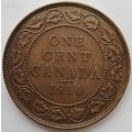 1914  1 CENT  COIN      CANADA          SUN12778*