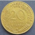 1980  20 Centimes Coin      France          SUN12861*
