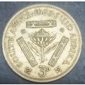 1933 SA Union Silver THREEPENCE        SUN12985*
