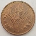 1986   1 CENT COIN       SWAZILAND                      SUN13033*