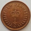 1974  -  1/2 New Penny Coin      United Kingdom         SUN13152*