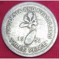1957   Three Pence COIN       Rhodesia and Nyasaland                     SUN13230*