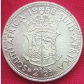 1958  SA UNION  2½ Shillings     SILVER           SUN13267*