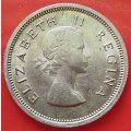 1956    6D  coin  SA        (SILVER 0.500 )       SUN13314*