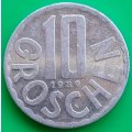 1989    10 Groschen COIN      AUSTRIA         SUN13454*