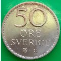 1973       50 Öre - Gustaf VI Adolf        Sweden         SUN13523*