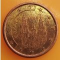 1999      1 Euro Cent      SPAIN          SUN13535*