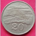 1988       20 Cents     Zimbabwe          SUN13747*