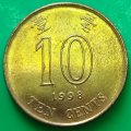 1998   TEN CENTS COIN       HONG KONG                      SUN13753*