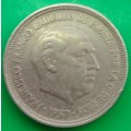 1957  5 Pesetas Coin      Spain          SUN13781*