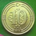 2015      10 Kuruş  Coin         Turkey         SUN13805*