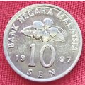 1997        10 sen COIN       Malaysia                      SUN13865*