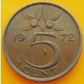 1972  5 Cent      Netherlands          SUN13900*