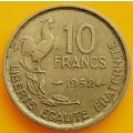 1952   10 Francs  Coin      France          SUN13915*