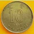 1997   TEN CENTS COIN       HONG KONG                      SUN13923*
