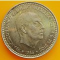 1966        Una Peseta  Coin       Spain         SUN13936*