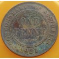 1921       1 Penny -       AUSTRALIA          SUN13978*