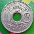 1917       10 Centimes -  COIN      FRANCE          SUN14017*